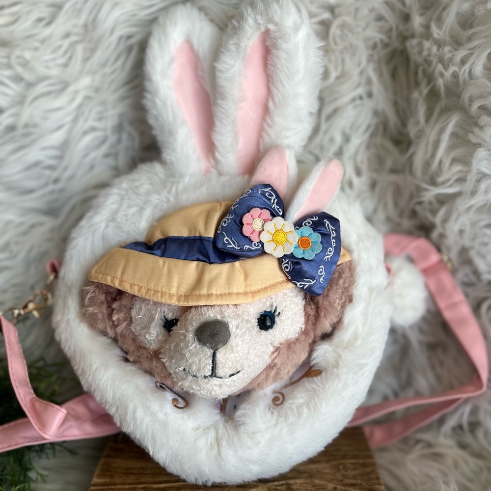 Disney Duffy and Friends ShelliMay Plush Cute Easter Croos Body shoulder Bag